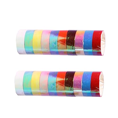 KONTONTY 2 Piezas cinta washi pegatinas decorativas adhesivos decorativos stationery papeleria enmascaramiento póster las manos resaltador cinta adhesiva washi cintas washi de color sólido