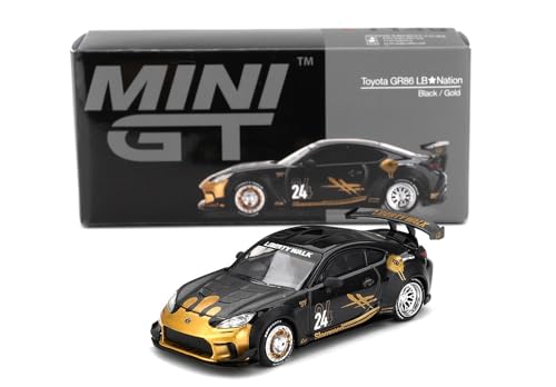 Truescale Miniatures Mini GT Toyota GR Supra LB-Nation 1/64 miniatura 1