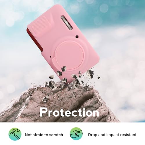 Funda de silicona para cámara Kodak PIXPRO FZ55 color rosa miniatura 7