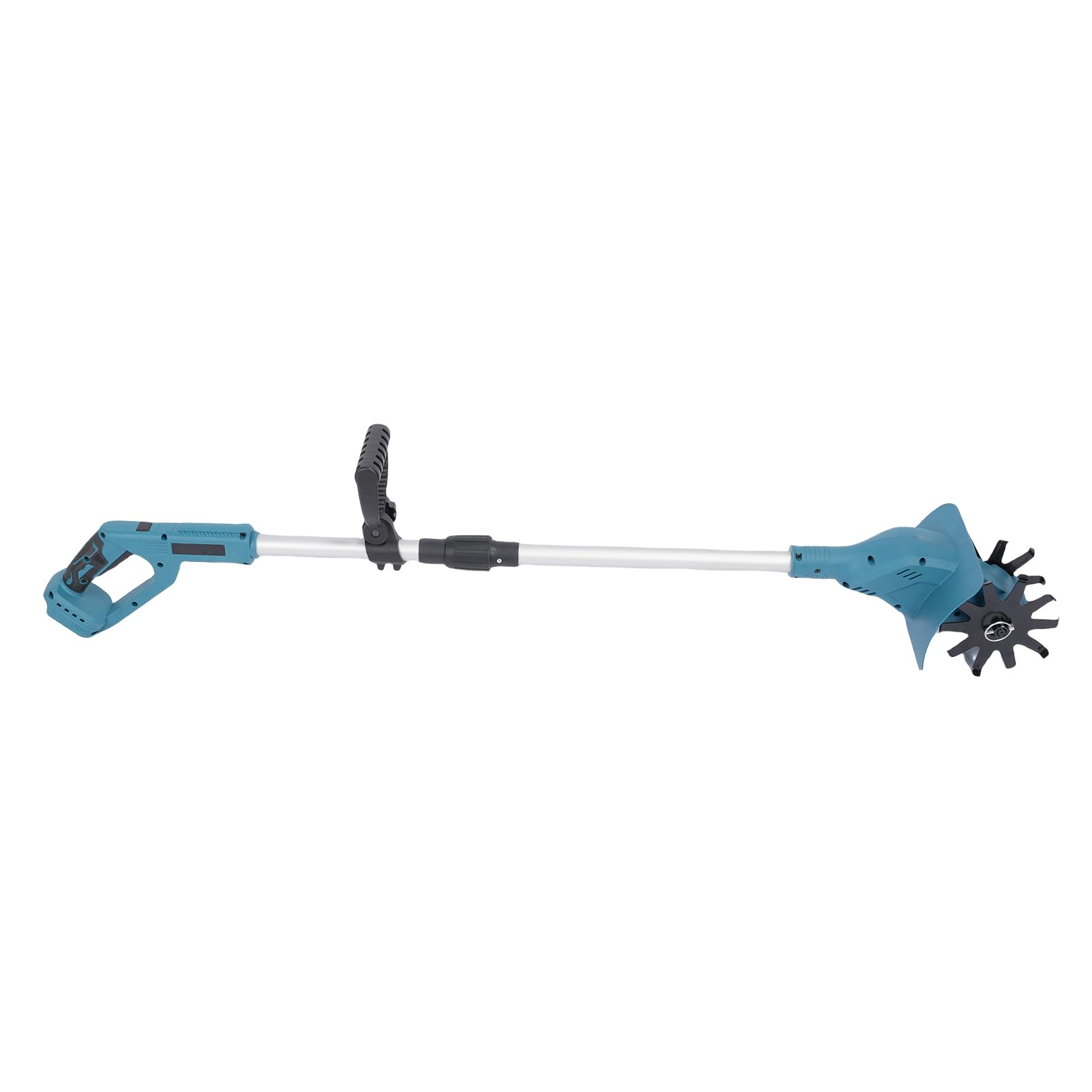Cultivador eléctrico inalámbrico de 21 V, Potente, 330 RPM, Alta Velocidad, con 2 púas de Acero, batería Recargable de 1300 mAh para césped, jardinería, Cultivo de Suelo, 7
