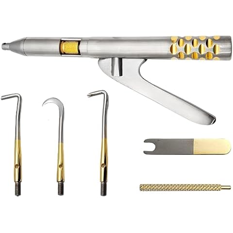 Dental Automatic Crown Remover Gun Type Spring Loaded with 3 Tips and Adjusting Wrench by Artman Instruments Cover