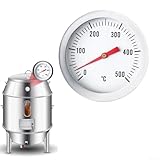 Affidabile termometro da forno con struttura in acciaio inossidabile e sensore resistente al calore da 70 mm, parte di ricambio con filettatura M8 14 5 mm per un efficace monitoraggio della immagine