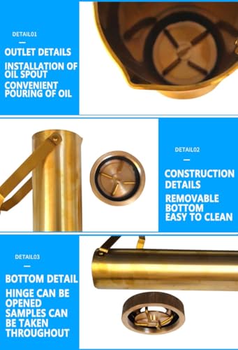 Kit d'échantillonnage d'huile système d'échantillonnage d'eau 10m - 6