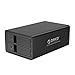 Price comparison product image ORICO Aluminium 2-Bay USB 3.0 Hard Drive RAID Enclosure for 2x 3.5 Inch SATA III HDD, Support UASP & 12 TB - Tool-free Design