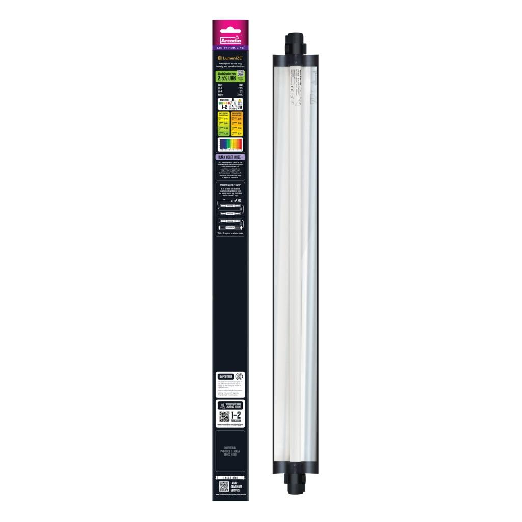Arcadia LumenIZE Pro T5 SMART UVB Max Kit, ShadeDweller 2,5% UV-B, 14 Watt