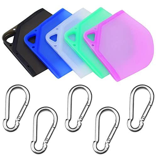 JPYH 5 Stück Tragbare Masken Aufbewahrungsbox,Reusable Organizer,Staub und Verschmutzung,Tragbare Masken-Aufbewahrungstasche,5 Farben Cover