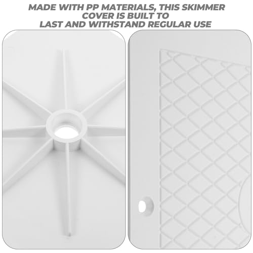 Yardwe Cobertura Para Skimmer De Piscina Substituição De Tampa De Skimmer Cobertura Quadrada Para Pi