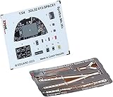 Eduard 1/24 Space Supermarine Spitfire Mk.9c Interior 3D Decal Etched Parts Set (for Airfix) Plastic Model Decal EDU3DL32013