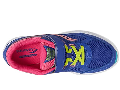 Saucony Girl's Cohesion 14 A/C (Little Kid/Big Kid) Blue/Multi 5.5 Big Kid M2