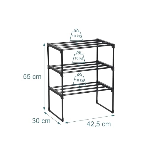 Rangement chaussures empilable pour éliminer le désordre du sol - 4