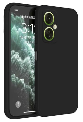 Topme Funda para OnePlus Nord CE 3 Lite (6.7' Inches) Carcasa Caja Case Estuche, Funda Protectora de Piel de Silicona TPU - Negro