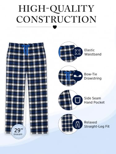Image of Ashford & Brooks Women's Super Soft Flannel Plaid Pajama Sleep Pants