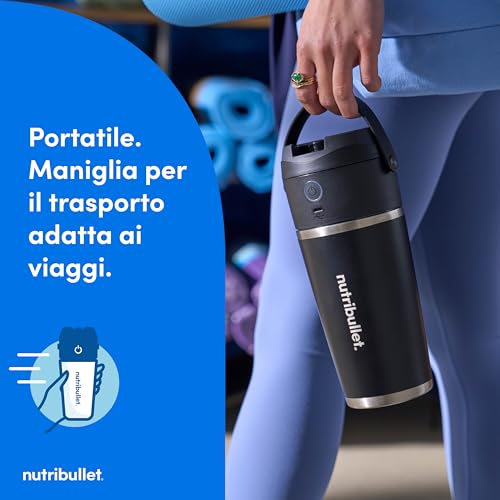 NutriBullet Flip 0,59 L Frullatore portatile 11 W Nero 4 NutriBullet Flip 0,59 L Frullatore portatile 11 W Nero