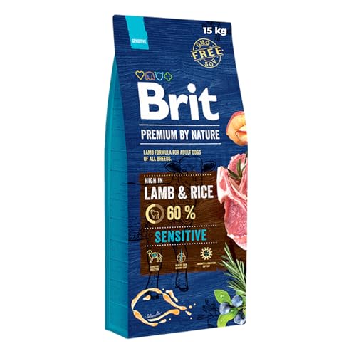 Brit Premium by Nature Sensitive Lamb Nourriture sèche pour Chien 15 kg