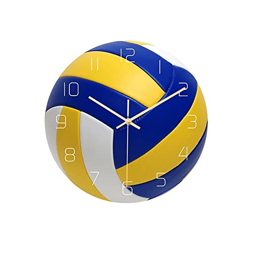 Horloge volley-ball acrylique Vision, cadeau d'anniversaire idéal