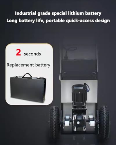 Carretilla eléctrica para escaleras con batería miniatura 4
