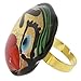 Glass Of Venice Murano Glass Picasso Face Ring
