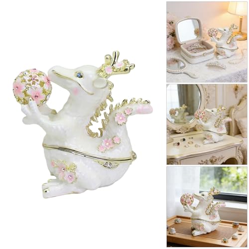 Boîte à bijoux de rangement décorative pour coiffeuse et chambre - 2
