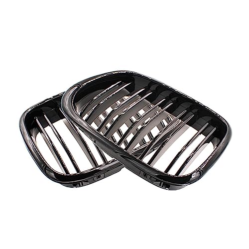 Parrilla delantera de riñón compatible con parachoques de Serie 5 E39 de los años 1997-2002 4