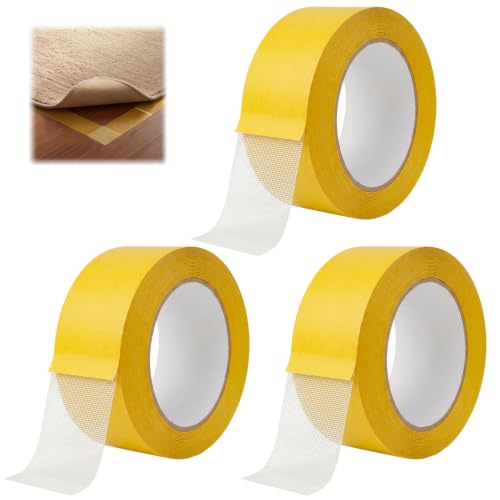 Image of Heavy-Duty Grid Double Sided Tape, 2026 New Removable Fiberglass Mesh Double Stick Adhesive Tape, Fabric Tape for DIY Crafts, Wall Decor, Office Decor, 3 Rolls, 1.97 in x 66 FT