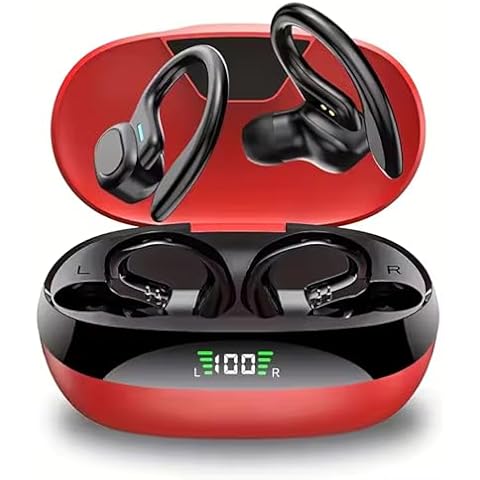 BlueBuds Wireless Earbuds with LED Display Cover
