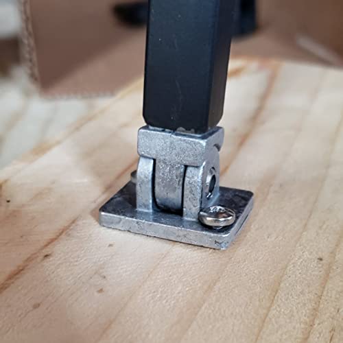 Baluster Swivel Connectors With Set Of Screws For Use With 1/2" Hollow Square Iron Balusters - 10 Pack - Dhsbc #TOP6