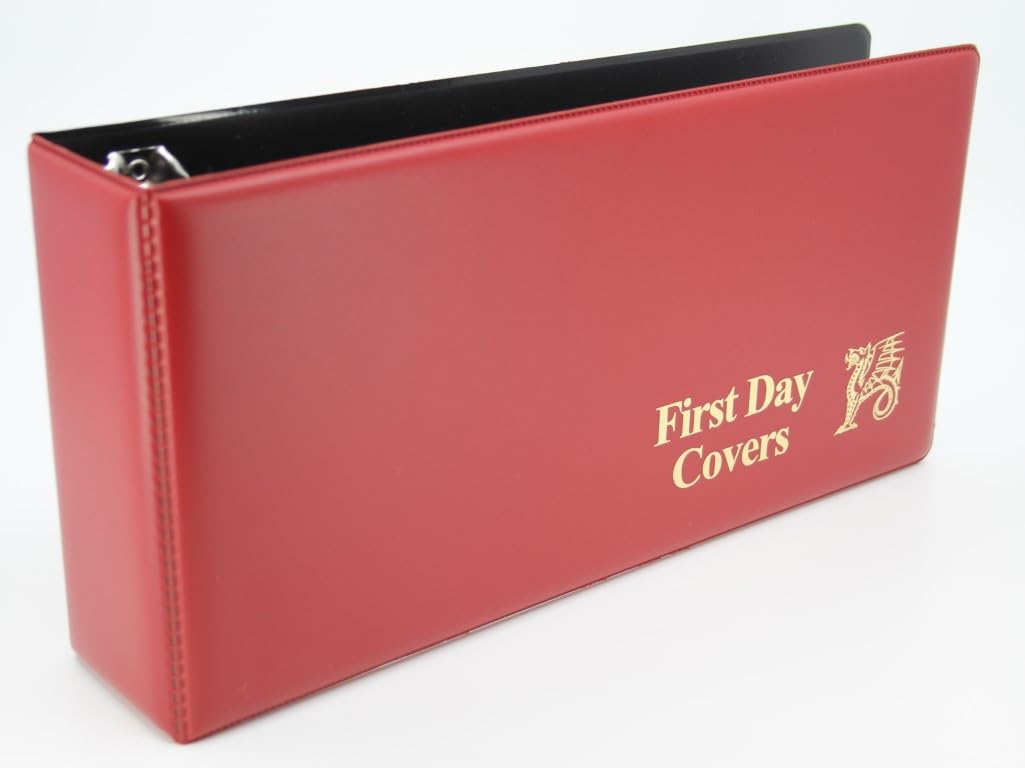 Dauwalders Red (Binder Only) Salisbury Single First Day Cover (Fdc) Album (Red (Binder Only))