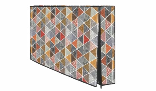 Mahal Creation PVC Printed LED TV Cover 50 Inch, Waterproof and Dustproof Cover (Tarbuj)
