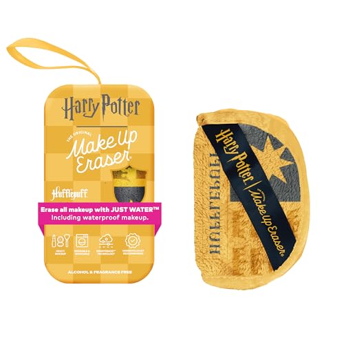 The Original MakeUp Eraser Mini PRO, Erase All Makeup With Just Water, Including Waterproof Mascara, Eyeliner, Foundation, Lipstick, Sunscreen and More! Chic Harry Potter Hufflepuff, 1ct.