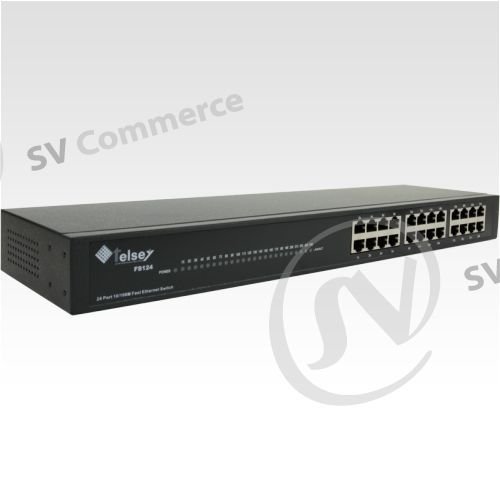 Switch telsey fs124 - 24 porte 10/100 - staffe per...