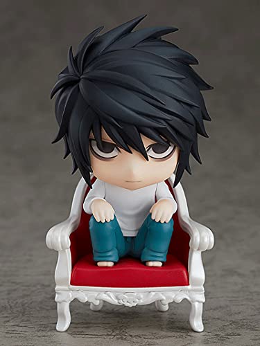 Versión Q de la muñeca de cara móvil Nendoroid Death Note 1200, adornos de colección de ídolos de decoración de caja de coche modelo hechos a mano Cover