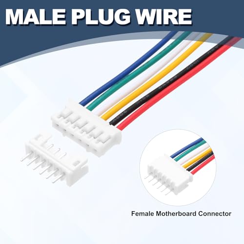 MECCANIXITY 20Pcs PH 2.0mm 6 Pin Conector miniatura 3