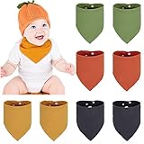 👶【Bavaglini assorbenti morbidi da 8 pezzi】: la mussola è considerata uno dei tessuti più morbidi, quindi è ampiamente utilizzata nelle cose per bambini. La loro morbidezza è delicata sulla pelle. Tessuto liberamente, consente al calore di fuoriuscire e all'aria fresca di entrare in modo che il tuo bambino possa stare tranquillo e a suo agio. Non tossico e delicato sulla pelle del bambino per un asilo nido più sano.