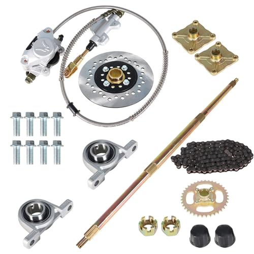 Eje trasero de 815 mm kit de montaje para repuesto de Quad y Go Kart