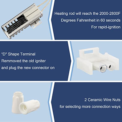 DG94-00520A Gas Range Oven Igniter, Compatible with Samsung,Replaces NX58F5500SS, NX58H5600SS Universal Models
