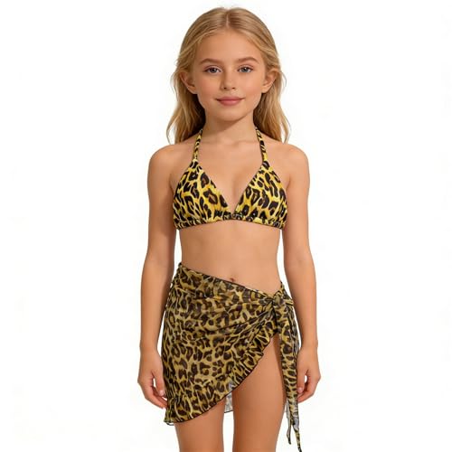 Maillot de bain fille pour cours de piscine ensemble 3 pièces violet mignon