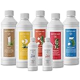 Pack Fertilizantes Ecológicos Cultivos de plantas terapéuticas - Mejora Rendimiento y Calidad de la cosecha - Enraizante, Floración, Desarrollo, Crecimiento y Cogollador - Revienta Cogollos