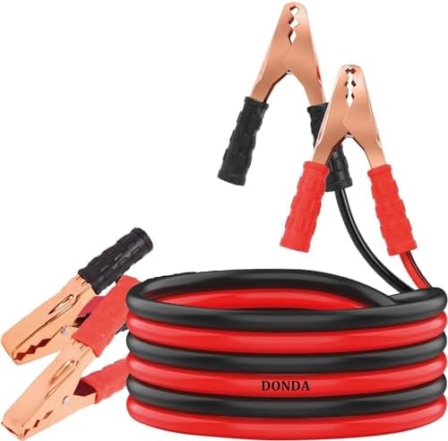 4-Piece 1100 Amp Jumper Cable Clamps - Heavy Duty Booster Cable Clamps For Car Battery