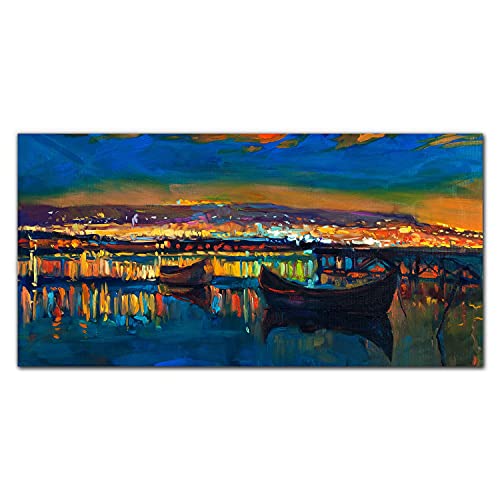 Photo sur verre acrylique paysage urbain pour sublimer votre grand salon