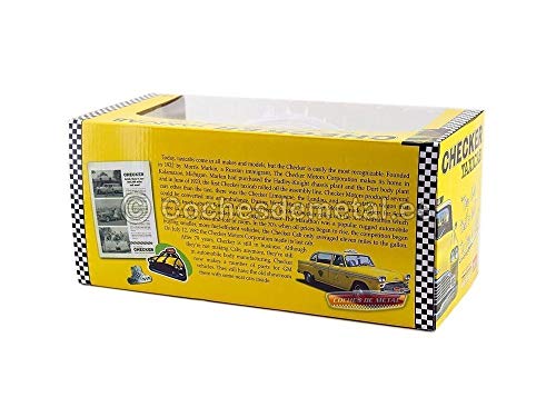 Taxi Checker Cab Chicago 1981 Verde 1:18 miniatura 2