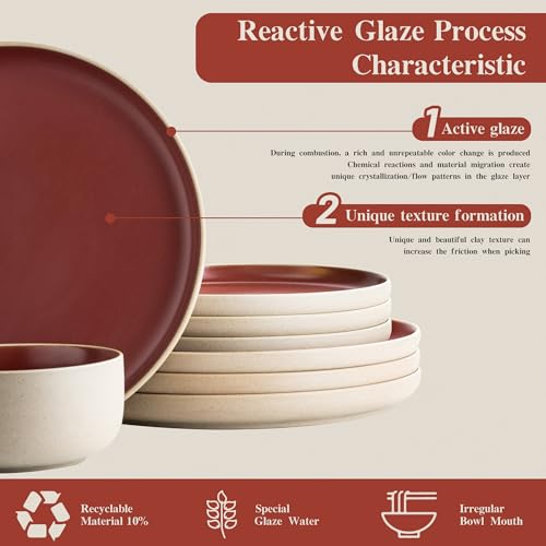 12-Piece Handmade Dinnerware Set for 4 - 30% Off