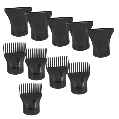 CTIRCHIU 10pcs Blow Dryer Nozzle and Comb High-temperature Resistant Hair Dryer Attachments for and Volume Enhancement Essential Styling Tools for All Hair Types