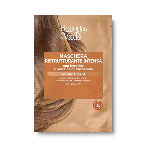 Bottega Verde - Maschera Ristrutturante Intensa, per Capelli Fragili, 8ml