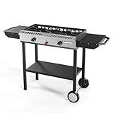 Bonnlo 2 Burner Propane Gas Burner with Auto Ignition, 15000...