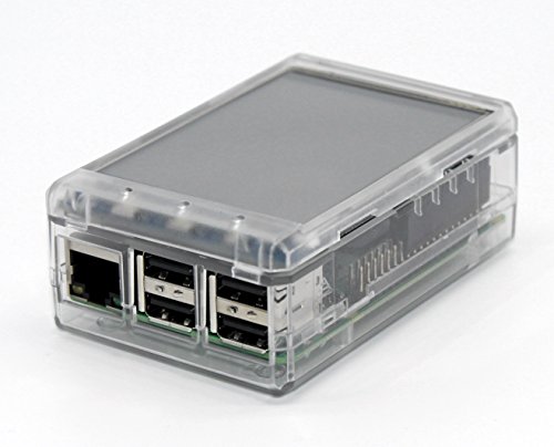 sb components 3.2' TFT LCD Transparent Case for Raspberry Pi 2 and Raspberry Pi 3 (Clear)