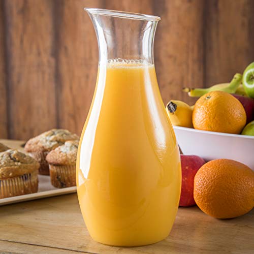 Image of Carlisle Plastic Carafe, 1.5 L, Water, Juice and Wine, Clear