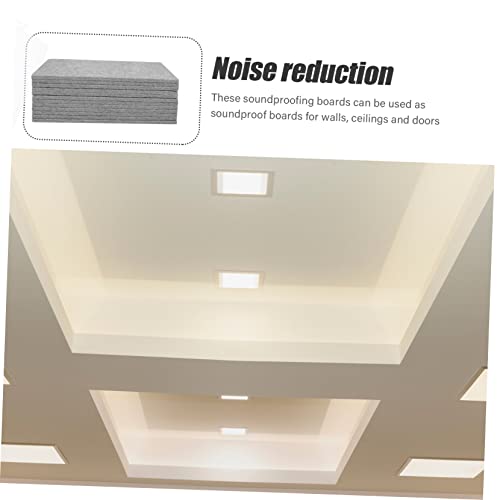 Holibanna 12pcs Tableros Aislantes Acústicos Paneles Absorbentes de Sonido Aislamiento Acústico para Pared Reducción de Ruido para Estudio de Grabación miniatura 5