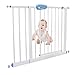 Sotech - Barrière de Sécurité Enfant, Barrière Ajustable pour Porte, Barrière de Sécurité pour Bébé, Barrière de Sécurité Extensible de 102 cm à 115 cm, Verrouillage Facile avec Une Main