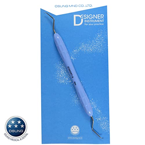 Osung 2Cmgr7-8 Mini Gracey Dental Curette, Autoclavable Silicone Handle, Gr 7-8 #TOP4