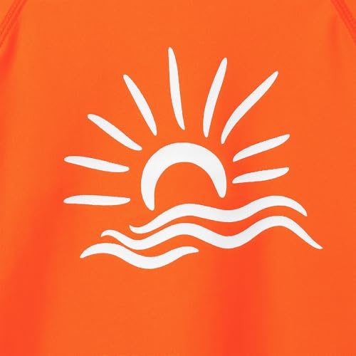 Image of TFJH E Girls & Boys Long Sleeve Rashgurad Swimsuit UPF 50+ Kids Swimwear Sunsuits